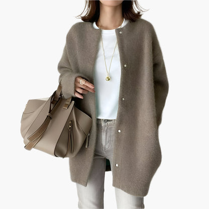Women's Elegant Casual Knit Cardigan – Relaxed Fit Versatile Outerwear