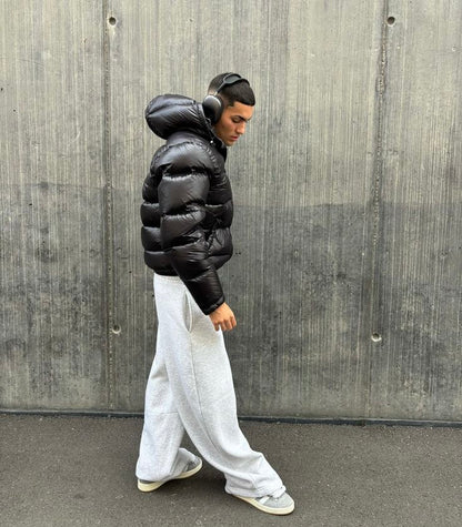 Men's Urban Winter Puffer Jacket – Street Style Down Insulation