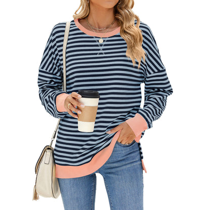 Emma – Striped Casual Pullover Top