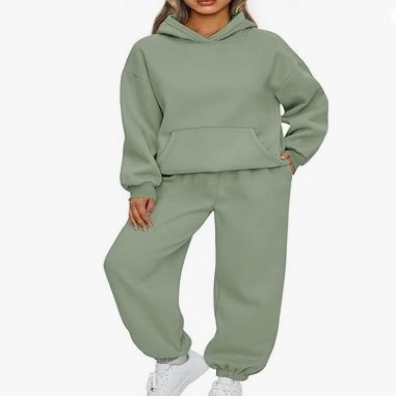 Ann – Women's Two-piece Casual Hoodie Sportswear Trousers Suit