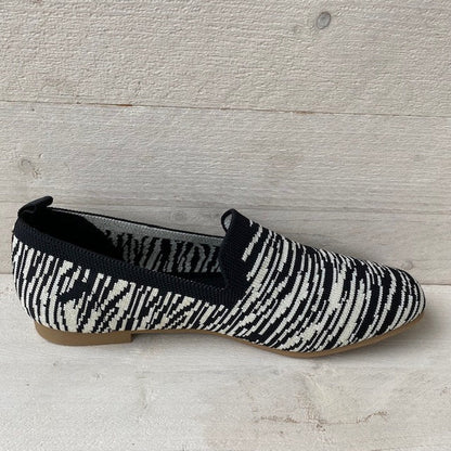 Faith – Women's Zebra Pattern Loafers