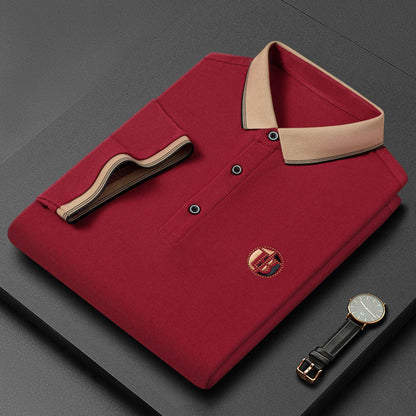 Alexander – Casual Short Sleeve T-shirt with Embroidered Rhinestones
