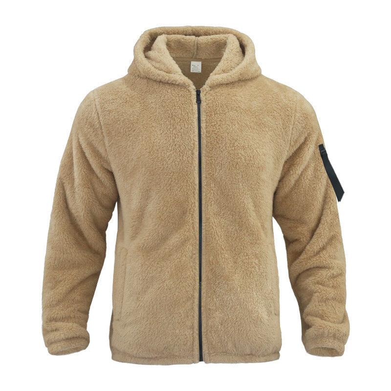Isaac – Plush Hooded Jacket for Men
