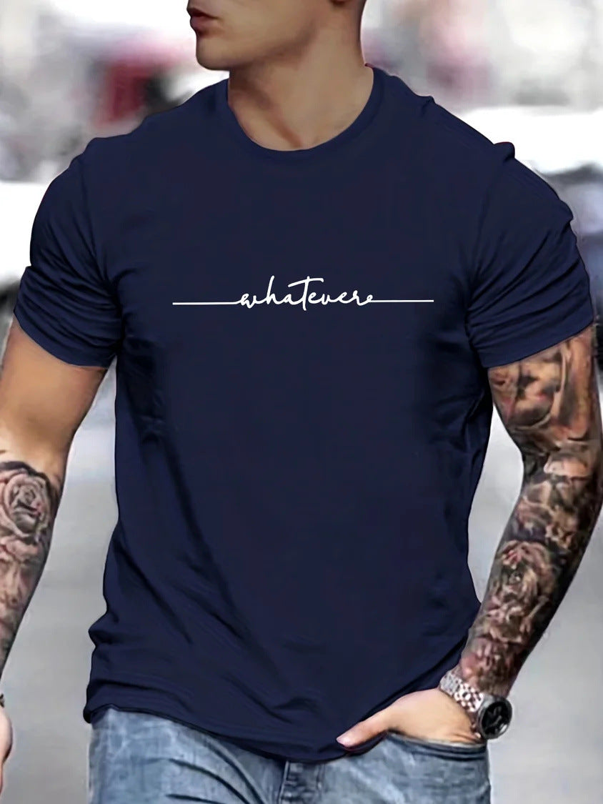 Rodney – Plus Size Funny Printed Casual Round Neck T-shirt