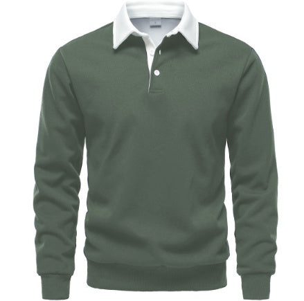 Gabrielle – Versatile Long Sleeve Polo Collar Sweater