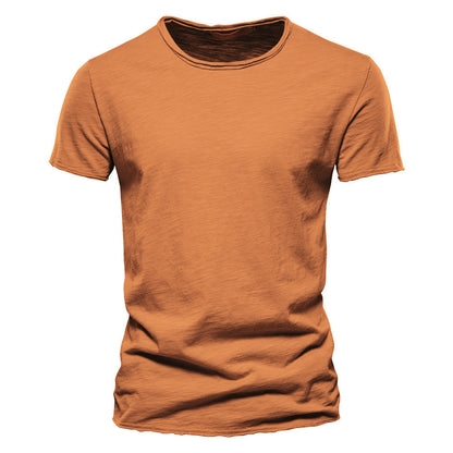 Stuart – Men's Slim Solid Color Short Sleeve T-shirt