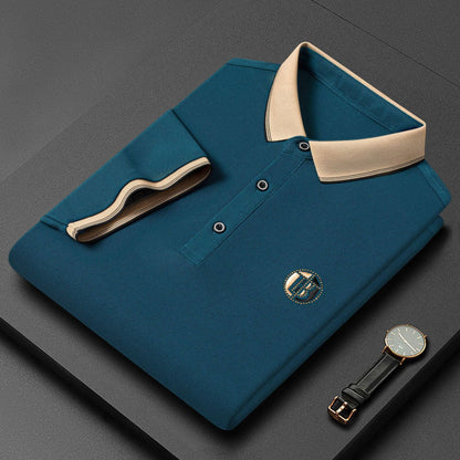 Alexander – Casual Short Sleeve T-shirt with Embroidered Rhinestones