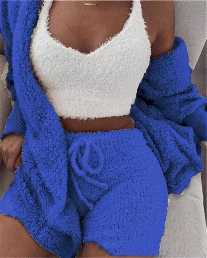 Tanya – Cozy Women's Pajama Set with Vest and Shorts