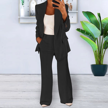 Melanie – Stylish Slim-fit Cardigan Suit Jacket
