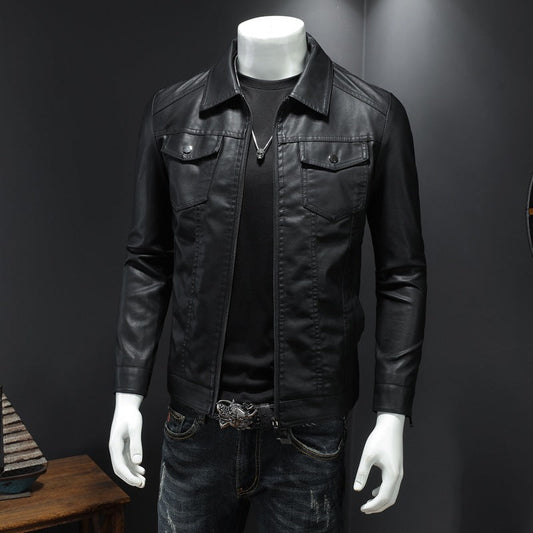 Albert – Men's Fashion Casual Solid Color Slim Biker Jacket