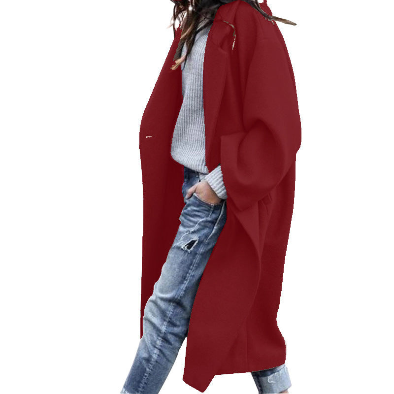 Natasha – Casual Long Jacket with Pockets