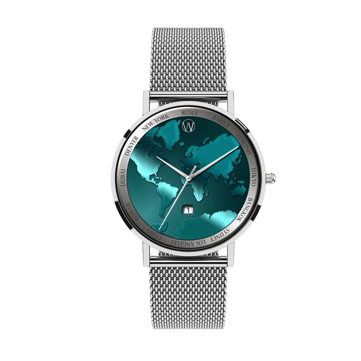 Linda – Women's Stylish Aqua Green Waterproof Watch