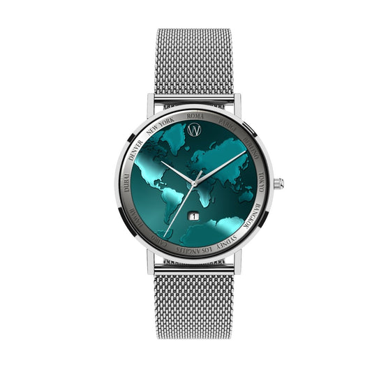 Linda – Women's Stylish Aqua Green Waterproof Watch