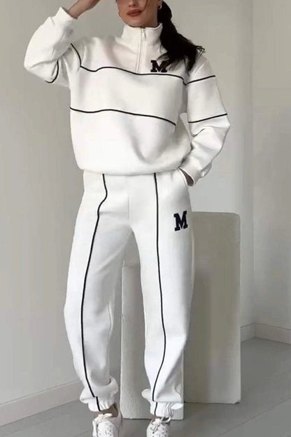 Sophia – Women's 2 Piece Lounge Hoodie Pullover Sweatsuit Set