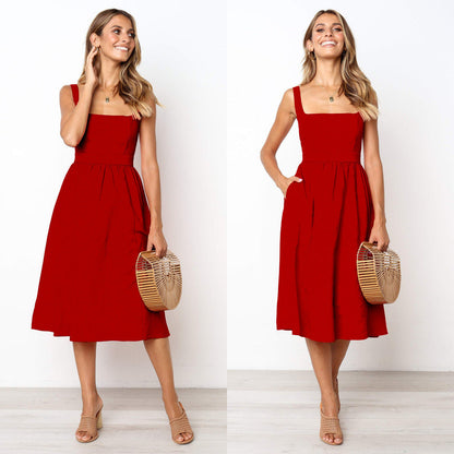 Jacqueline – Backless Strap Dress