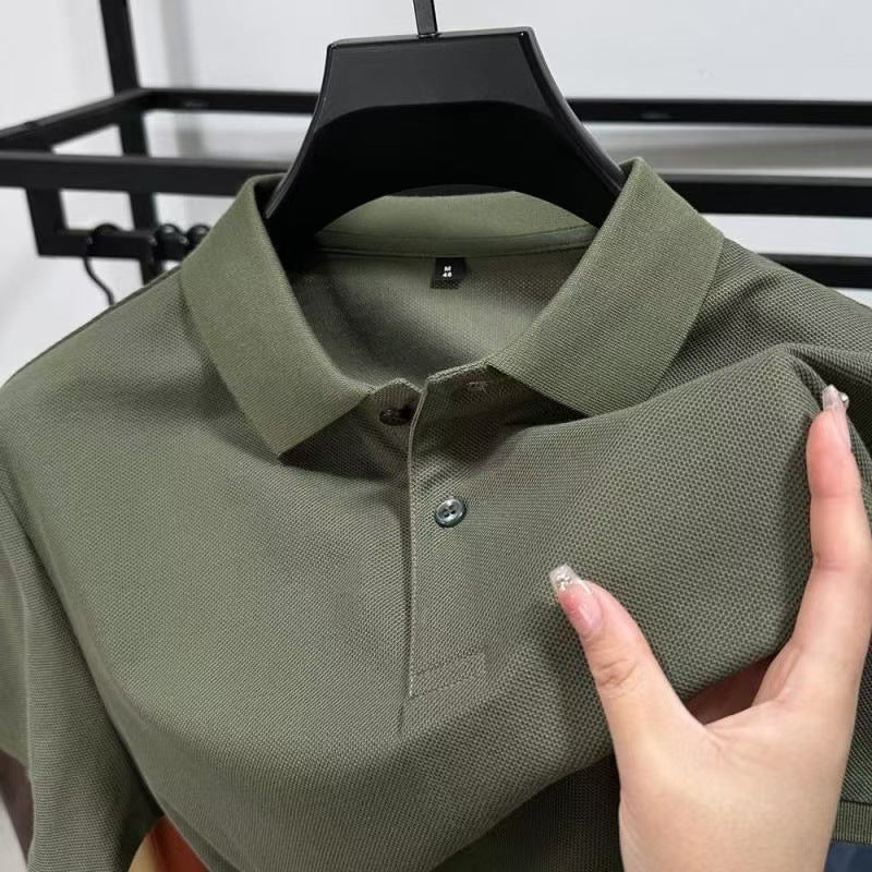 Gerald – Embroidered Fashion T-shirt with Lapel