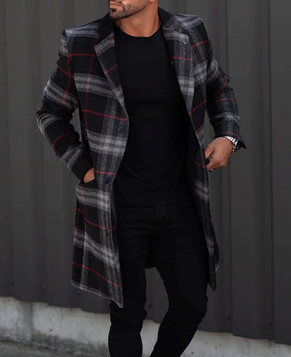 Shaun – Large Suit Collar Men's Coat