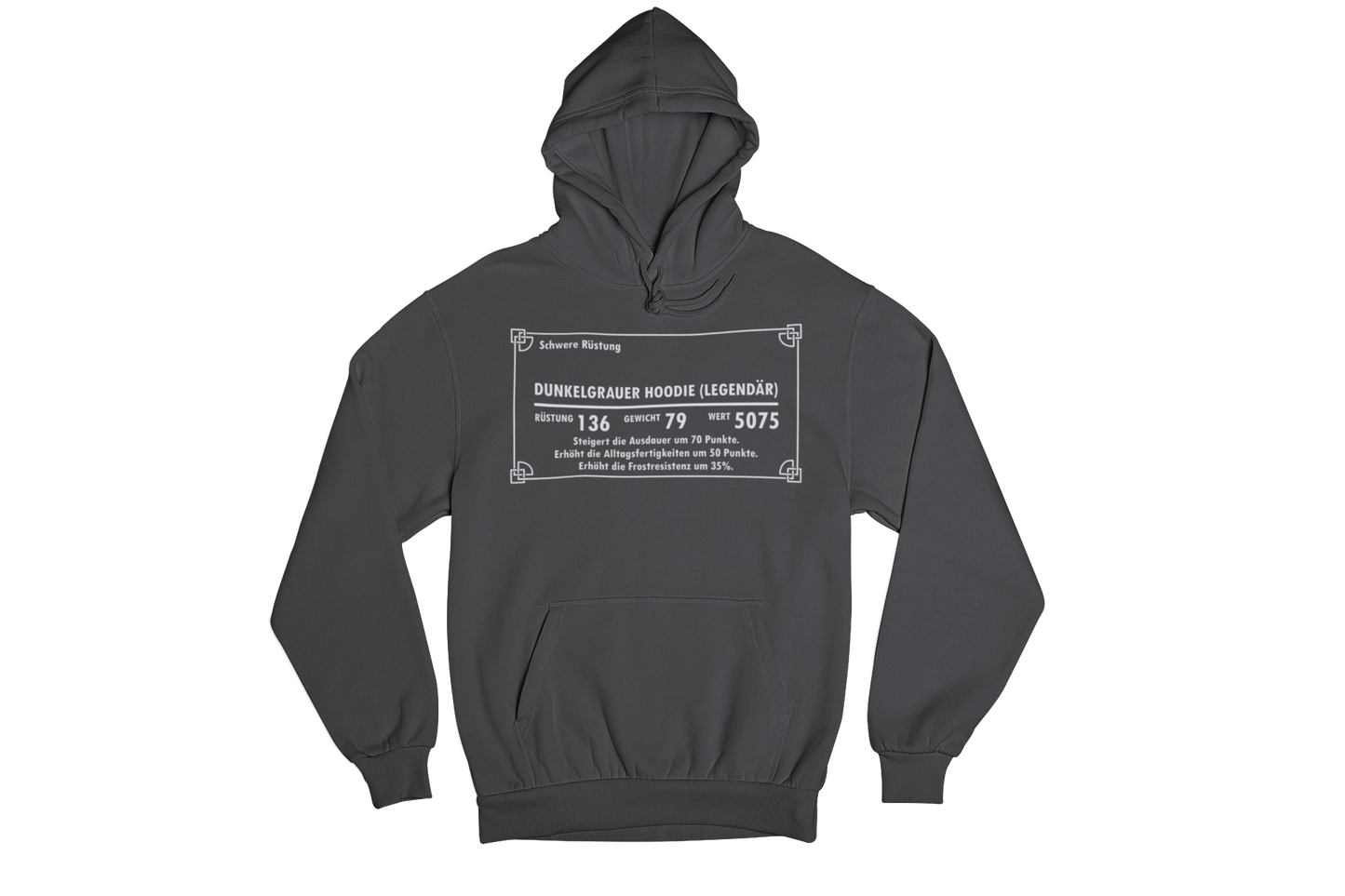 Howard – Unisex Statement Hoodie with Unique Prescription-Inspired Graphic Design