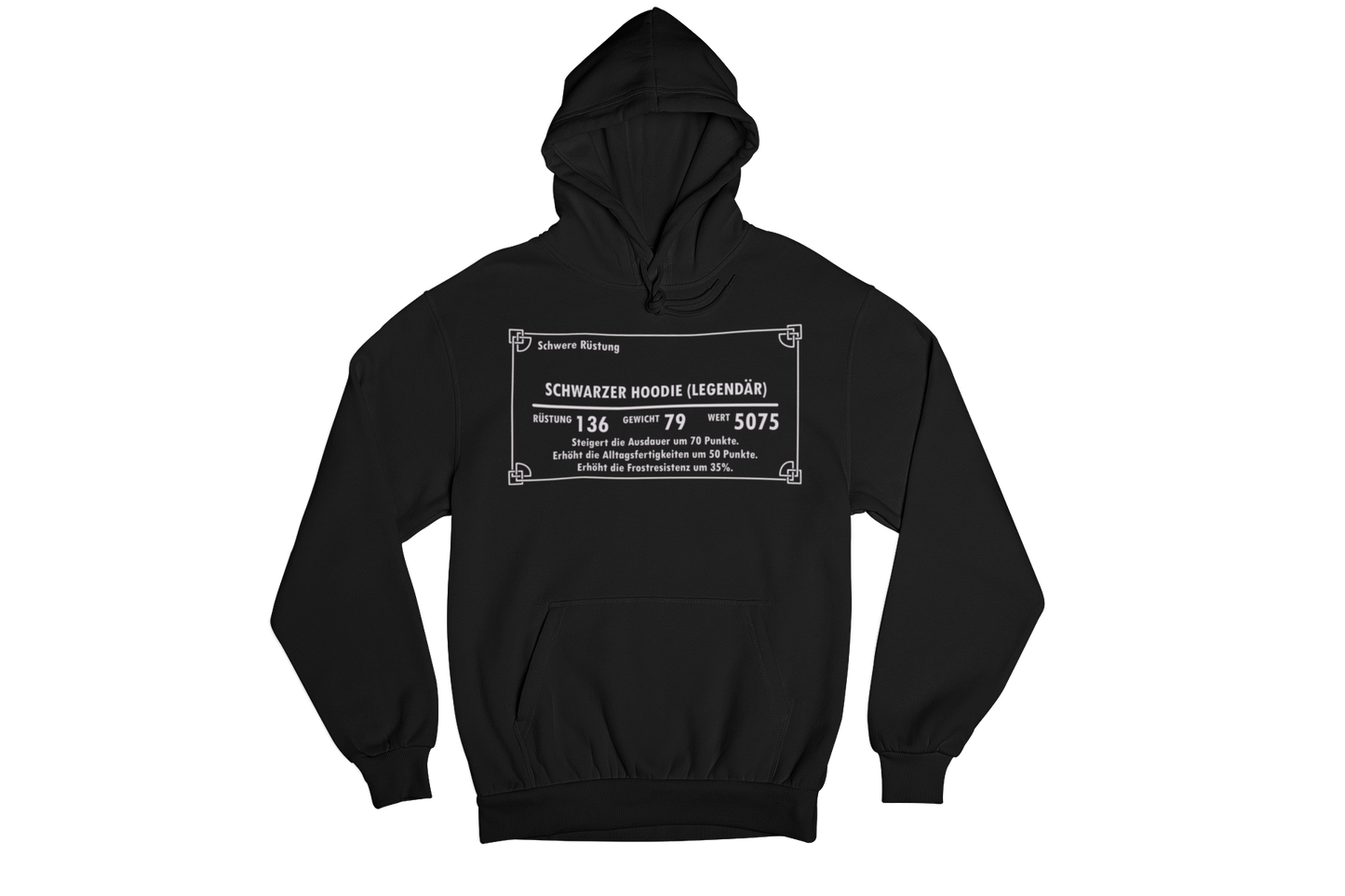 Howard – Unisex Statement Hoodie with Unique Prescription-Inspired Graphic Design