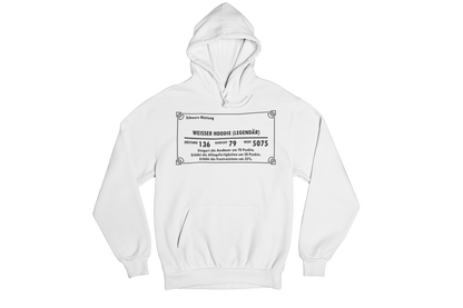 Howard – Unisex Statement Hoodie with Unique Prescription-Inspired Graphic Design