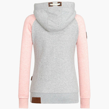 Women's Casual Slim Fit Zip-Up Hoodie – Everyday Cozy Style
