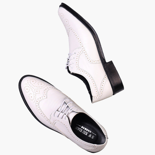 Men's Formal Oxford Brogue Dress Shoes Classic Business Style