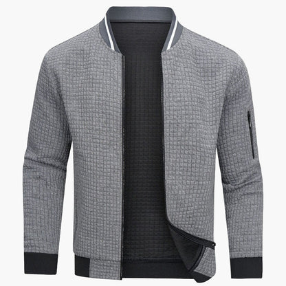 Men's Modern Minimalist Bomber Jacket – Stylish Everyday Outerwear