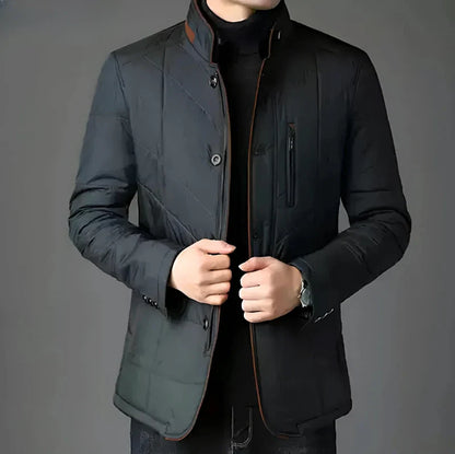 Men's Tailored Liddesdale Quilted Jacket with Removable Faux Fur Collar - Fashionable Outdoor Essential