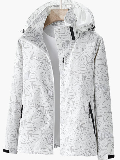 Women's Outdoor Waterproof Windbreaker Jacket – Lightweight Hooded Rain & Wind Protection