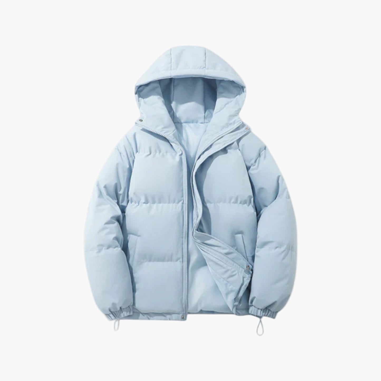 Men's Winter Hooded Puffer Parka Jacket for Urban and Outdoor Use