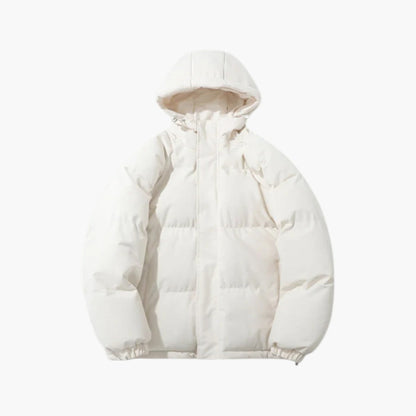 Men's Winter Hooded Puffer Parka Jacket for Urban and Outdoor Use