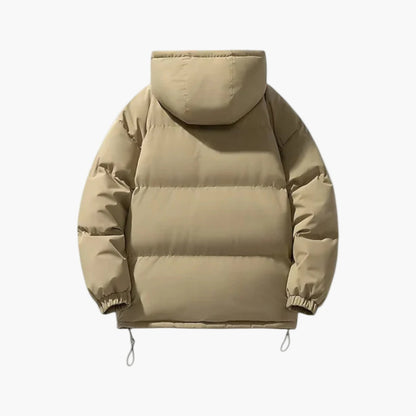 Men's Winter Hooded Puffer Parka Jacket for Urban and Outdoor Use