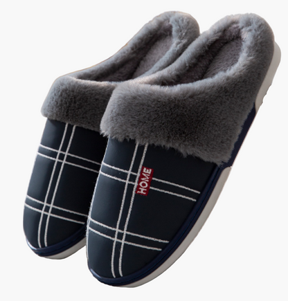 Men's Cozy Slip-On House Slippers with Anti-Slip Sole – Gentlemen's Feet Style