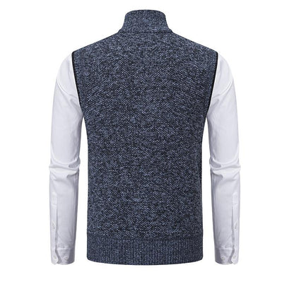 Men's Classic Business Casual Zipper Vest – Versatile Layer for Office and Everyday Style