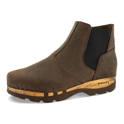 Bernard – Men's Chelsea Boots with Wooden Sole