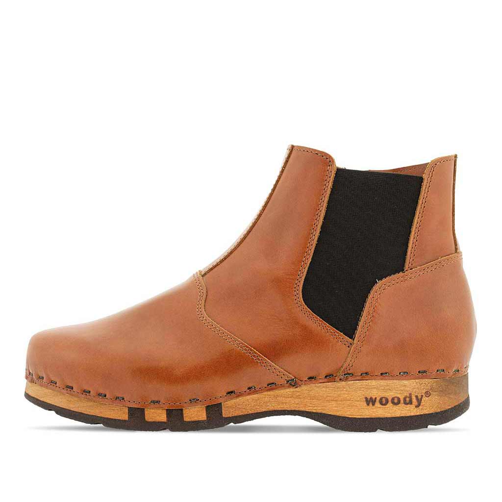 Bernard – Men's Chelsea Boots with Wooden Sole