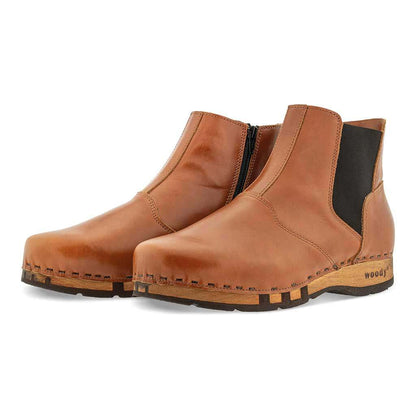 Bernard – Men's Chelsea Boots with Wooden Sole