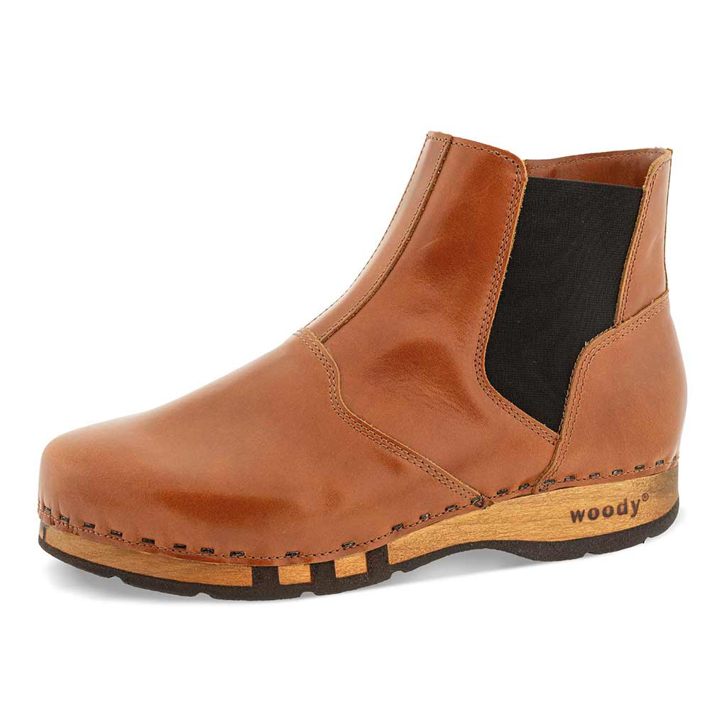 Bernard – Men's Chelsea Boots with Wooden Sole