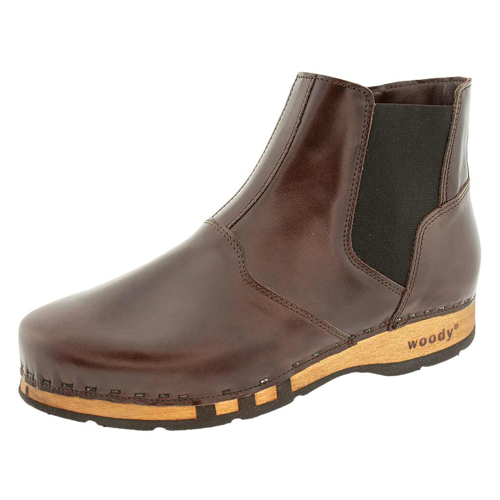 Bernard – Men's Chelsea Boots with Wooden Sole