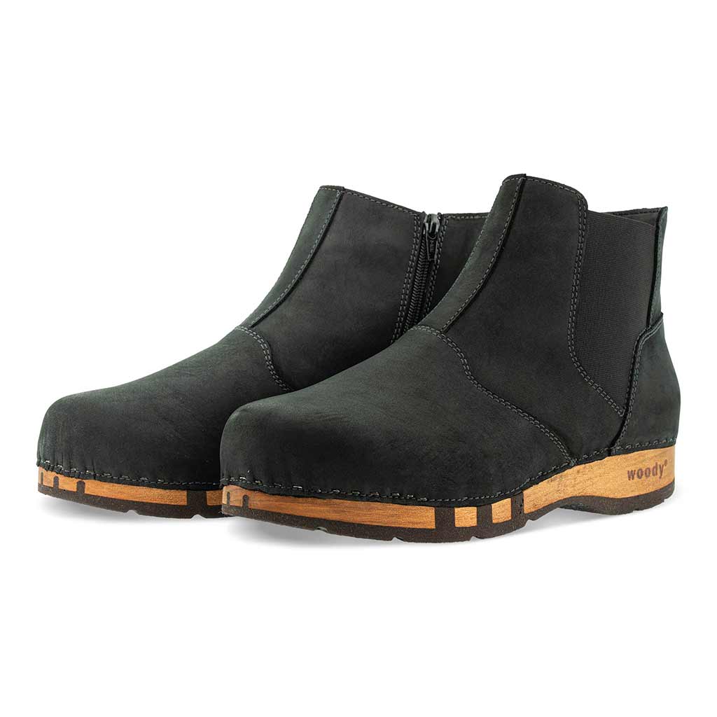 Bernard – Men's Chelsea Boots with Wooden Sole