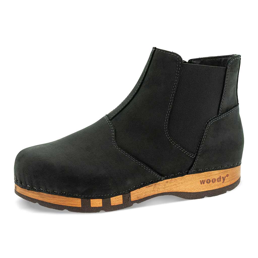 Bernard – Men's Chelsea Boots with Wooden Sole