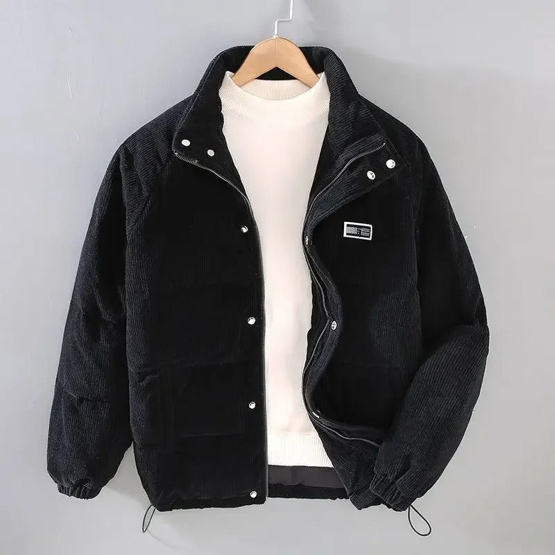 Modern Cord-Puffer Jacket