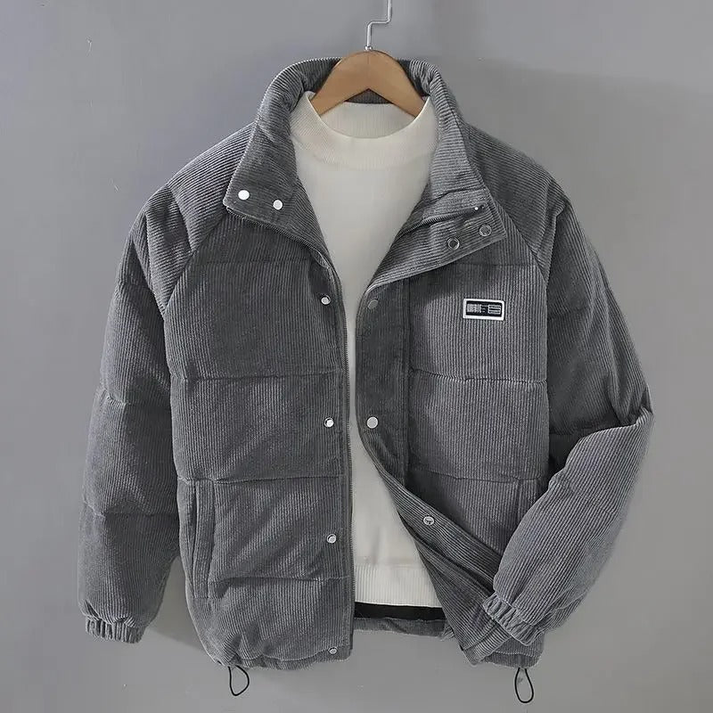 Modern Cord-Puffer Jacket