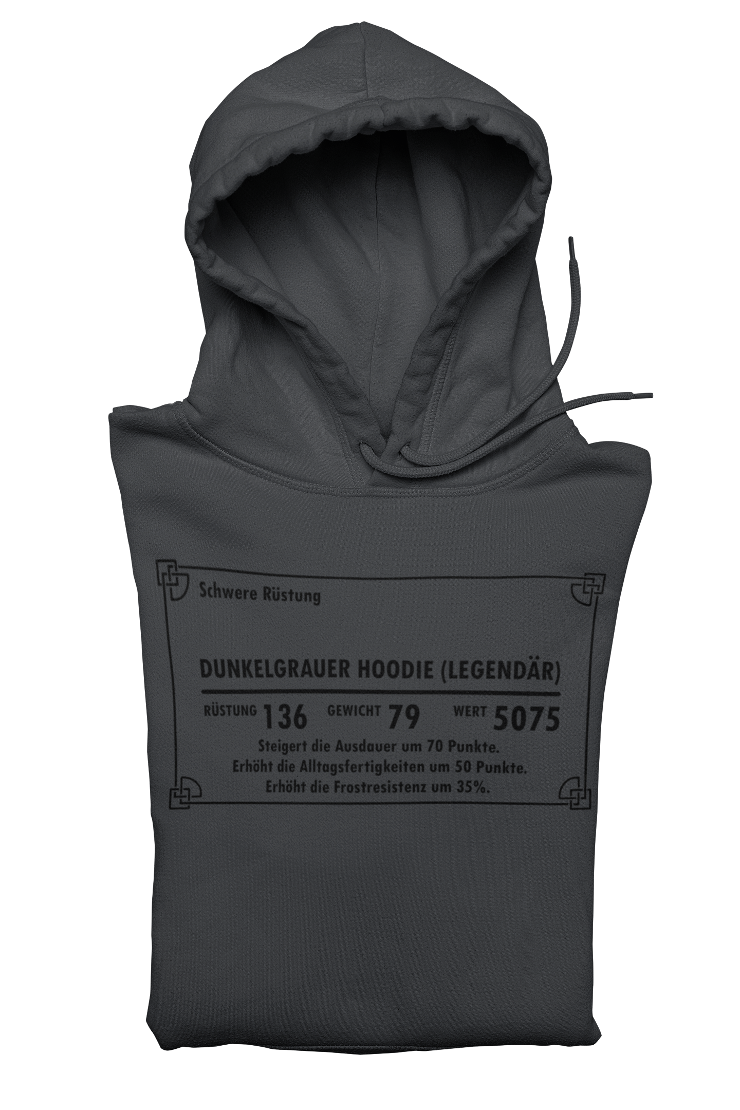 Howard – Unisex Statement Hoodie with Unique Prescription-Inspired Graphic Design