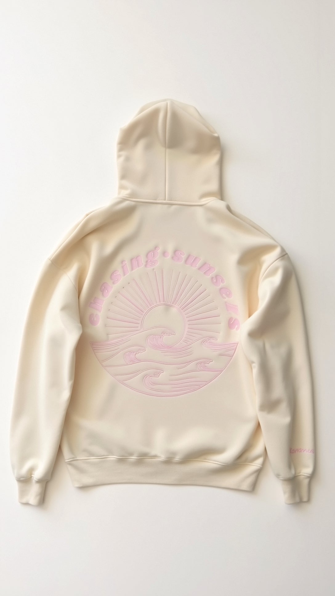 Women's Embroidered Tropical Hoodie – Casual Oversized Pullover for Everyday Style