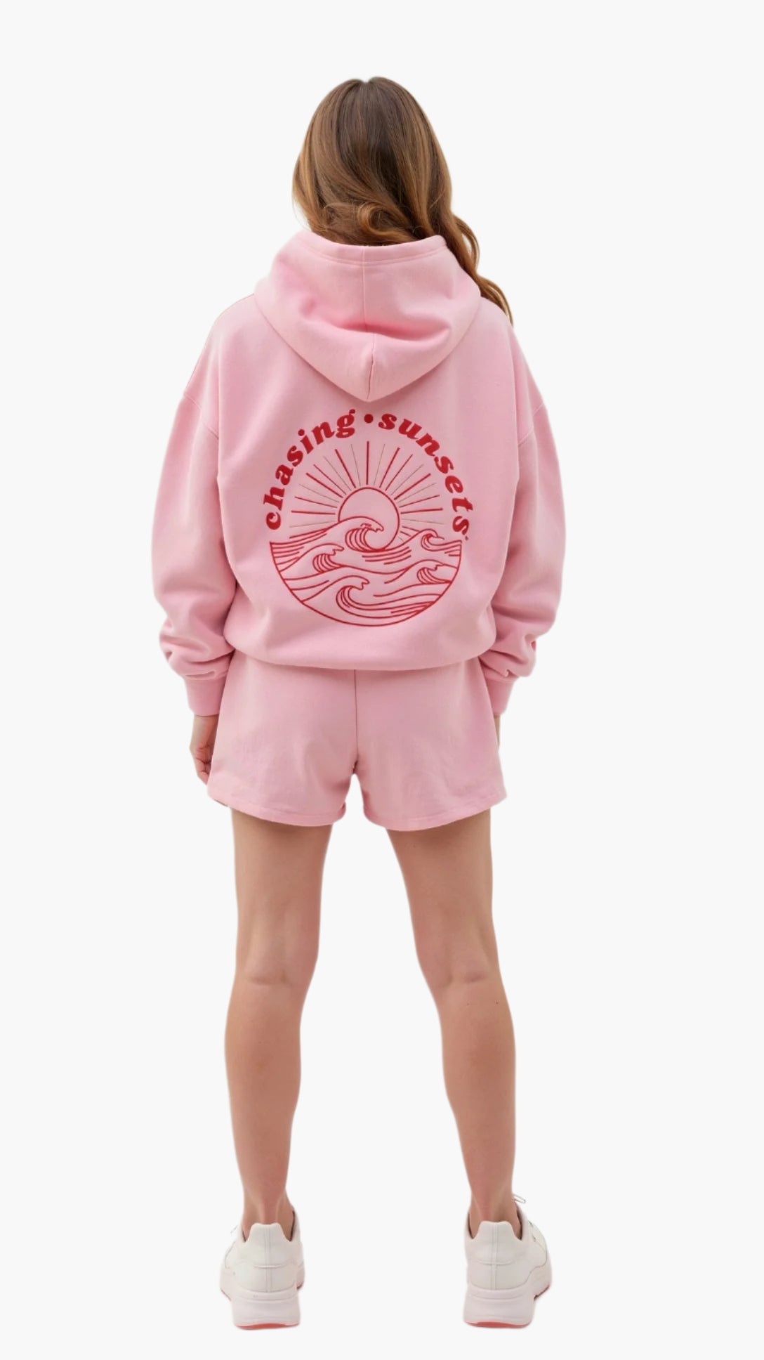 Women's Embroidered Tropical Hoodie – Casual Oversized Pullover for Everyday Style