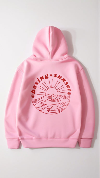 Women's Embroidered Tropical Hoodie – Casual Oversized Pullover for Everyday Style