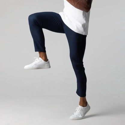Men's Slim-Fit Chino Pants – Modern Stretch Style for Work or Casual