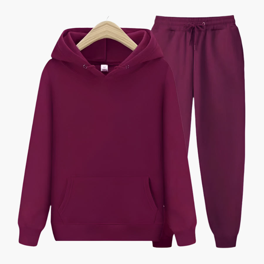 Men's Hoodie and Jogger Sweatpants Set, Casual Relaxed Fit, Everyday Comfort Loungewear