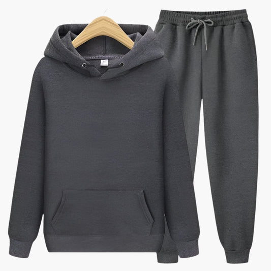 Men's Hoodie and Jogger Sweatpants Set, Casual Relaxed Fit, Everyday Comfort Loungewear